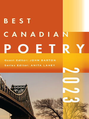 cover image of Best Canadian Poetry 2023